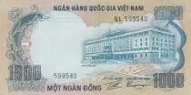 Vietnam South 1 000 Dong - Independence Palace - Asian Elephants - 1972 - Series Q.1