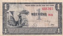 Vietnam South 1 Dong - Agriculture - ND (1955) - Serial 14-A - P.11