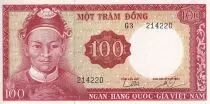 Vietnam South 100 Dong - Le Van Duyet - ND (1966) - Serial G.3 - P.19b