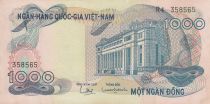 Vietnam South 1000 Dong ND 1971 - Building - Serial R4