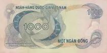 Vietnam South 1000 Dong ND 1971 - Building - Serial R4