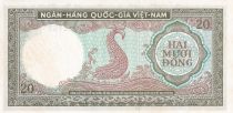 Vietnam South 20 Dong - Fish - ND (1964) - Serial J.6 - P.16