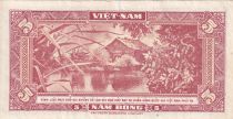 Vietnam South 5 Dong - Buffalo - House - ND (1955) - Serial 85-A - P.13a
