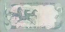 Vietnam South 50 Dong - Independence Palace - Horses - 1972 - Series A/47
