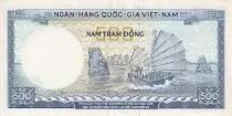 Vietnam South 500 Dong - Tran Hung Dao - Boat ND (1966) - Serial D.8 - P.23a