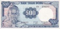 Vietnam South 500 Dong - Tran Hung Dao - Boat ND (1966) - Serial T.7 - P.23a