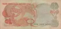 Vietnam South 500 Dong, Palace of independence - Tiger - Serial H3 - 1972 - P.33
