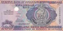 Wanuatu 200 Vatu Melanesian Chief - UNC - P.9 - Low number