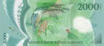 Wanuatu 2000 Vatu, Melanesian Chief - Birds 2014 - UNC - P.14