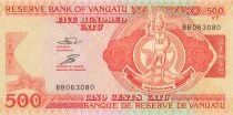 Wanuatu 500 Vatu - ND (1993) - P.5a