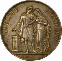 Wedding - Silver Medal, Petit, Union F & C - 14th June 1904