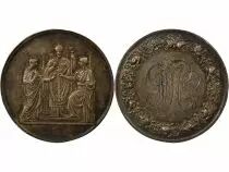 Wedding - Silver Medal, Union of M & N - 26th October 1889