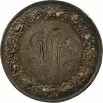 Wedding - Silver Medal, Union of M & N - 26th October 1889