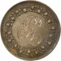 Wedding, Guerinet & Lottiaux - Silver Token, Montagny - 17th September 1867