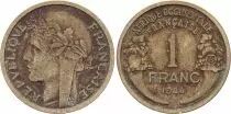 WEST AFRICA 1 Franc Marianne - 1944