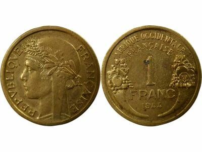 WEST AFRICA Franc, Morlon  - 1944 London