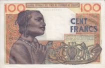 West AFrican States 100 Francs Mask - 1959