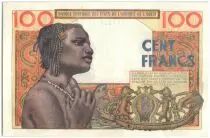 West AFrican States 100 Francs Mask - 1959