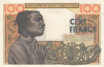 West AFrican States 100 Francs mask 1959 - Serial Y.278