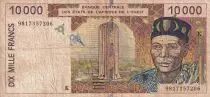West AFrican States 10000 Francs - Headman - Bridge - 1998- K Sénégal - P.714Kh
