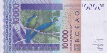 West AFrican States 10000 Francs - Mask - Birds - 2004 - Letter B (Benin) - P.218Bb
