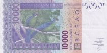 West AFrican States 10000 Francs - Mask - Birds - 2013 - Letter K (Senegal) - P.718Km