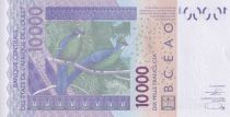 West AFrican States 10000 Francs - Mask - Birds - 2021 - Letter A ( Ivory Coast) - P.NEW