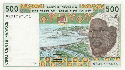 West AFrican States 500 Francs - Senegal - ND (1993) - P.710Kc