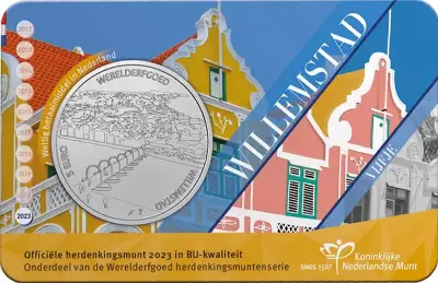 Willemstadt (Cura�ao) - 5 Euros Coincard UNC 2023