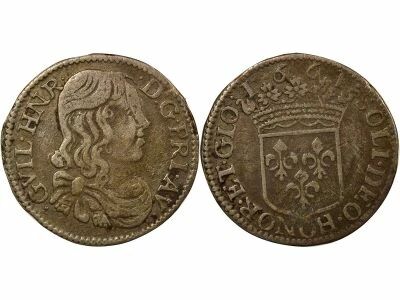 William Henry - 1/12 Silver Ecu - 1661
