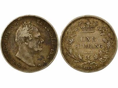 William IV - Silver Shilling - 1834 London