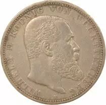Wurttemberg Wilhlem II - 5 Silver Mark - 1903 F Stuttgart