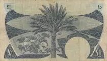Yemen (Rep&uacute;blica Democr&aacute;tica) 1 Dinar - Boat - Palm tree - 1965 - P.03b