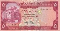 Yémen (République Arabe) 5 Rials - Forteresse - ND (1983) - P.17b