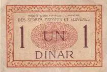 Yougoslavie 1 Dinar - Homme casqué - 1919 - TB - P.12