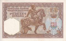 Yougoslavie 20 Dinara - Roi Alexandre I - Statue équestre - 1931 - P.28