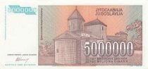 Yougoslavie 5000000 Dinara - 1993 - Remplacement - P.132