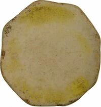 Yuan Heng Gambling Token - Porcelain Salung ?, Octogonal - 1800 / 1875