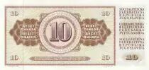 Yugoslavia 10 Dinara - Trabajador - 1968