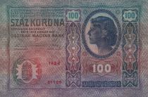 Yugoslavia 100 Kronen - Woman head - Stamp - P.9b