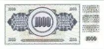 Yugoslavia 1000 Dinara Mujer con frutas - 1981