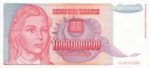Yugoslavia 1000000000 Dinara - 1993 - Replacement - P.126