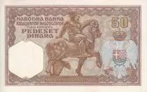 Yugoslavia 20 Dinara - King Alexander I - Equestrian statue - 1931 - P.28