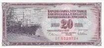 Yugoslavia 20 Dinara -D�rsena - Valor facial - 1978