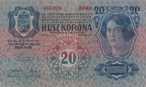 Yugoslavia 20 Kronen - Woman head - Stamp - P.7