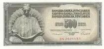 Yugoslavia 500 Dinara - Nikola Tesla - 1986