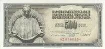 Yugoslavia 500 Dinara - Nikola Tesla - Valor facial - 1981