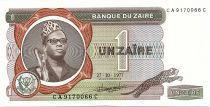 Zaire 1 Zaire Pdt Mobutu - Pyramid - 1977