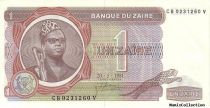 Zaire 1 Zaire Pdt Mobutu - Pyramid - 1981