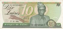 Za&iuml;re 10 Za&iuml;res - Mobutu - 27-10-1985 - P.27